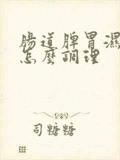 肠道脾胃湿气重怎么调理