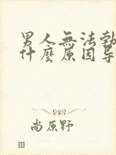 男人无法勃起是什么原因导致的