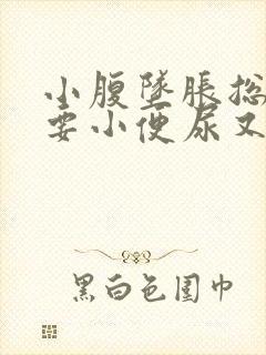 小腹坠胀总感觉要小便尿又不多