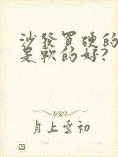 沙发买硬的好还是软的好?