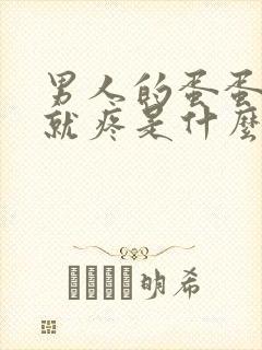 男人的蛋蛋一碰就疼是什么原因