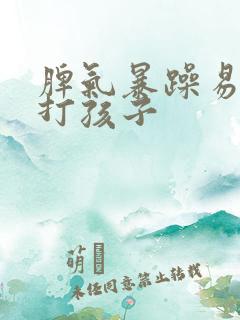 脾气暴躁易怒爱打孩子