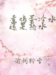 煮鸡蛋冷水下锅还是热水