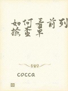 如何看前列腺液检查单