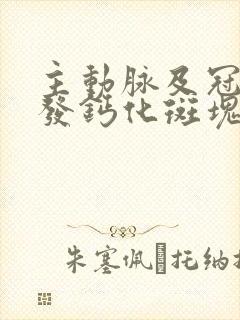 主动脉及冠脉多发钙化斑块