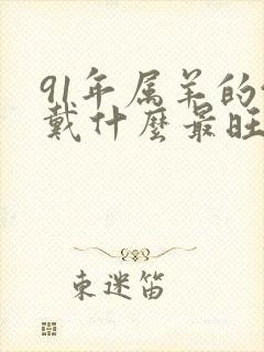 91年属羊的佩戴什么最旺财