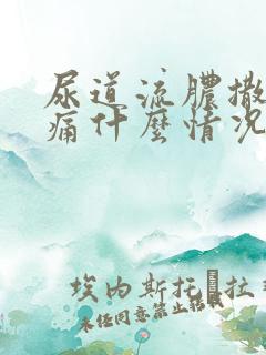 尿道流脓撒尿刺痛什么情况