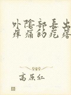 外阴部长出痒痛痒痛的疙瘩