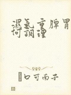 湿气重脾胃虚如何调理