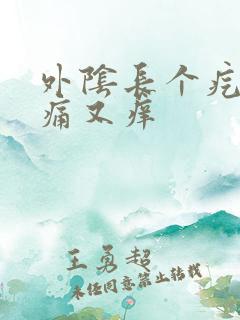 外阴长个疙瘩又痛又痒