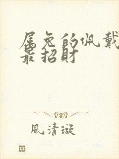 属兔的佩戴什么最招财