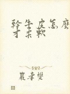 干牛皮怎么处理才柔软