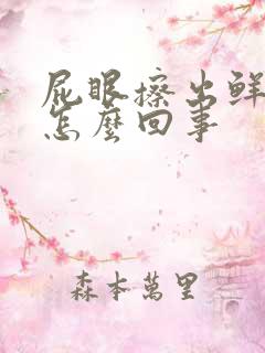 屁眼擦出鲜血是怎么回事