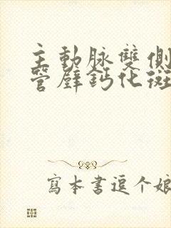 主动脉双侧冠脉管壁钙化斑块