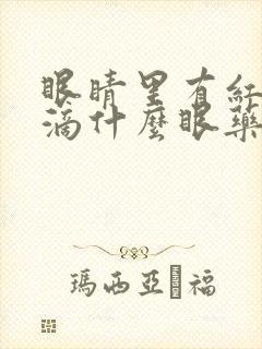 眼睛里有红血丝滴什么眼药水