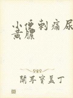 小便刺痛尿道流黄脓