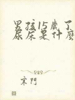 男孩15岁了还尿床是什么原因