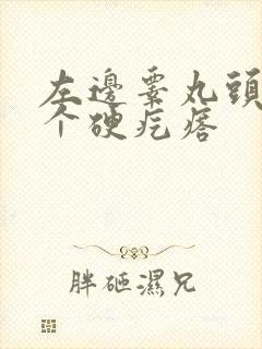 左边睾丸头上长个硬疙瘩