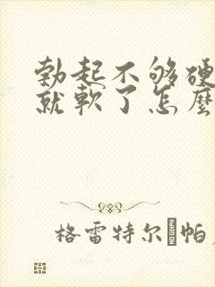 勃起不够硬一会就软了怎么调理