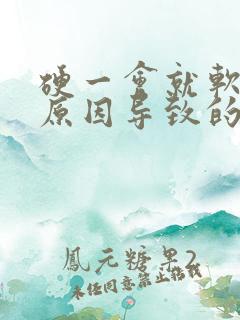 硬一会就软是啥原因导致的