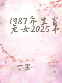 1987年生肖兔女2025年运势