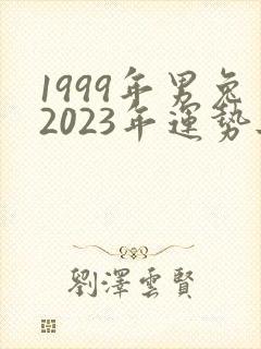 1999年男兔2023年运势与情感