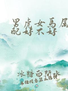 男虎女马属相婚配好不好