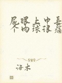 屁眼上中长了一个肉球很痛