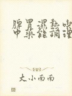 脾胃湿热吃多久中药能调理好