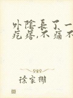 外阴长了一个硬疙瘩,不痛不痒