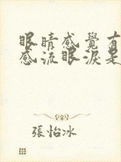 眼睛感觉有异物感流眼泪是怎么回事