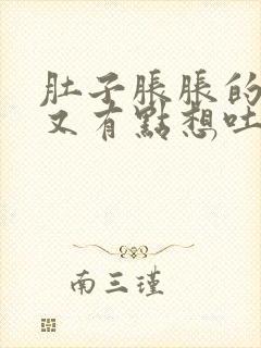 肚子胀胀的然后又有点想吐是怎么回事