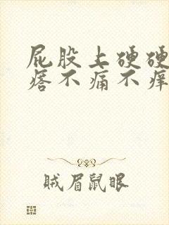 屁股上硬硬的疙瘩不痛不痒