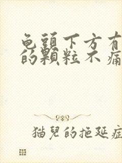 龟头下方有白色的颗粒不痛不痒