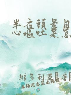 半夜头晕目眩恶心呕吐是怎么回事