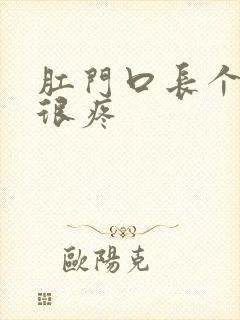 肛门口长个疙瘩很疼