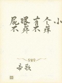 屁眼有个小疙瘩不疼不痒