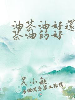 油茶油好还是山茶油的好
