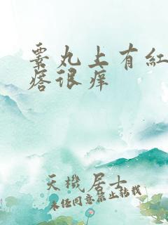 睾丸上有红色疙瘩很痒