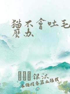 猫不会吐毛球怎么办