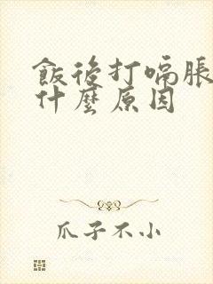 饭后打嗝胀气是什么原因