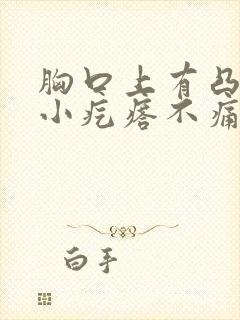 胸口上有凸起的小疙瘩不痛不痒