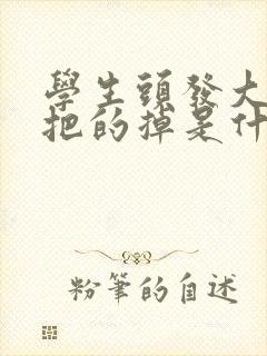 学生头发大把大把的掉是什么原因