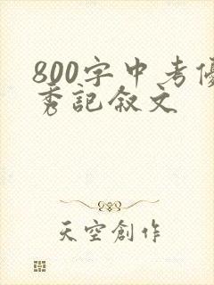 800字中考优秀记叙文