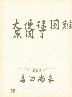 大便很困难什么原因了