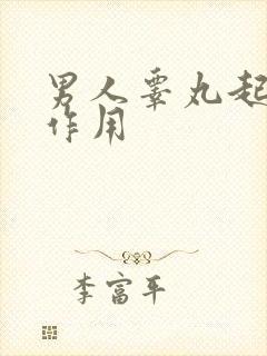 男人睾丸起什么作用