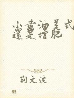 小黄油美式减肥还是增肥