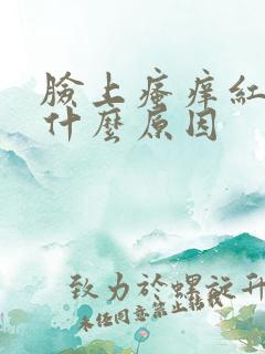 脸上瘙痒红肿是什么原因