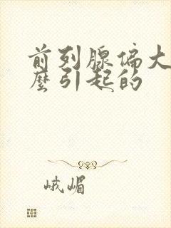 前列腺偏大是怎么引起的