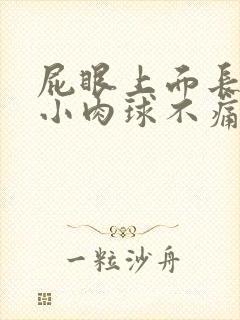 屁眼上面长了个小肉球不痛不痒